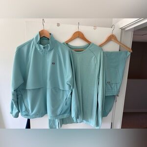 FIGS Like New Seaglass Bomber Men’s Cobaki M Underscrub L W Uman High waist L